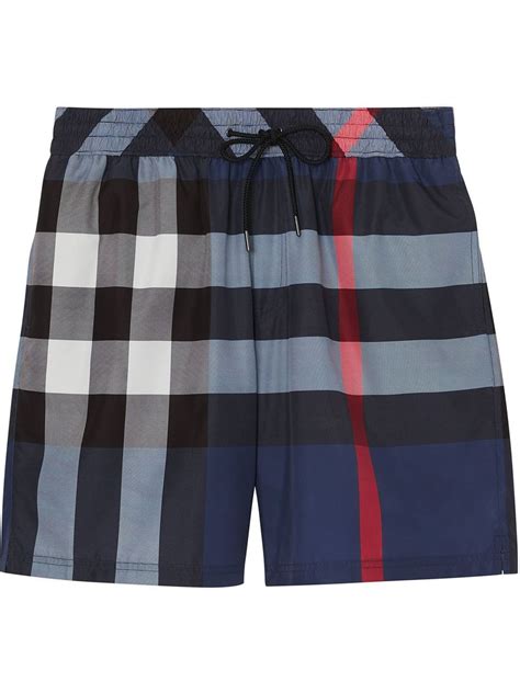 burberry zwembroek blauw|Burberry Zwembroeken in Blauw voor Heren .